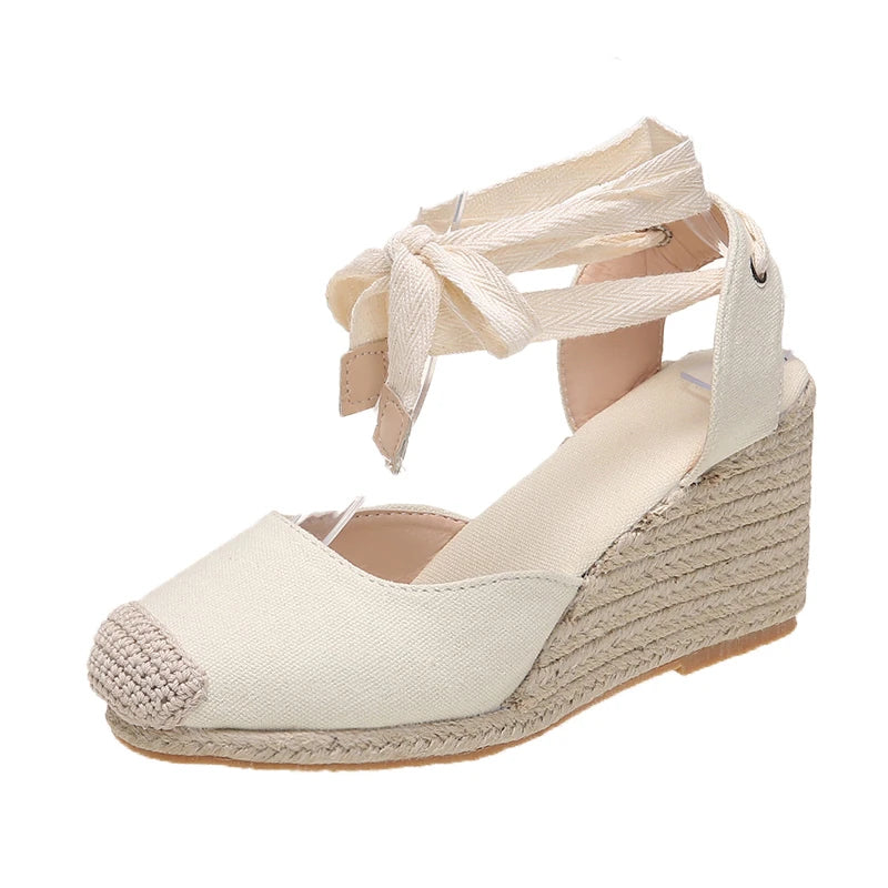 Astrid - 2024 Dame Espadrille Ankelrem Sandaler