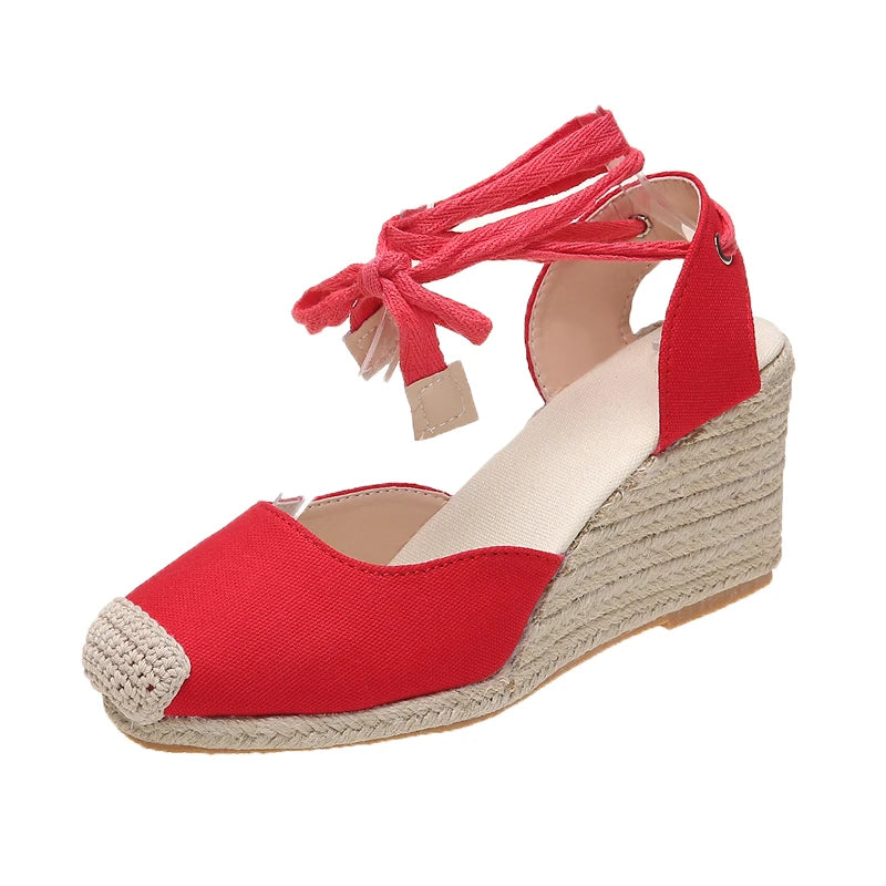 Astrid - 2024 Dame Espadrille Ankelrem Sandaler